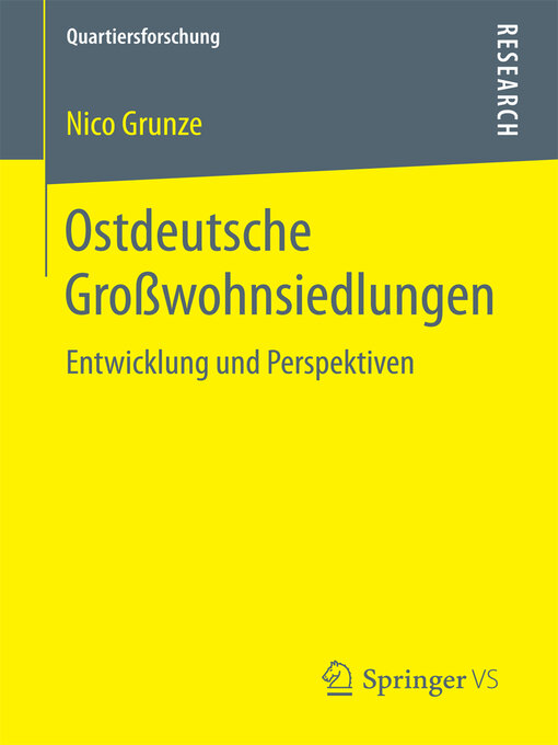 Title details for Ostdeutsche Großwohnsiedlungen by Nico Grunze - Available